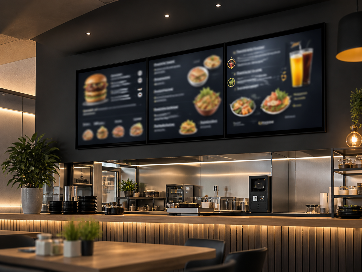 Digital menu boards